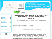 Tablet Screenshot of fmc-franche-comte.org